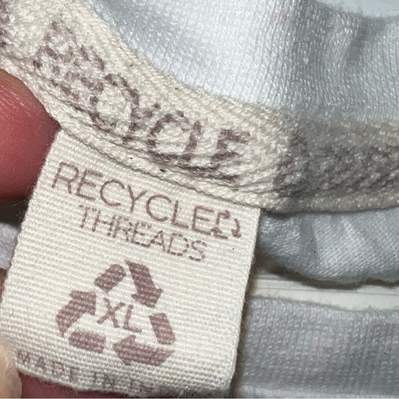 Recycled Threads “Greetings From Out West” Distressed Cropped Tee Size XL - Picture 8 of 8